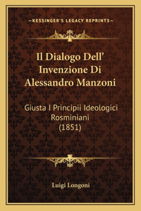 Il Dialogo Dell' Invenzione Di Alessandro Manzoni