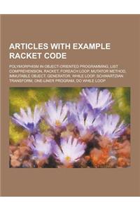 Articles with Example Racket Code