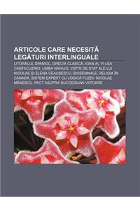 Articole Care Necesit Leg Turi Interlinguale: Litoralul Spaniol, Grecia Clasic, Ioan Al VI-Lea Cantacuzino, Limba Navajo