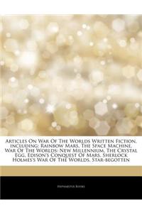 Articles on War of the Worlds Written Fiction, Including