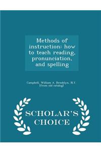Methods of Instruction