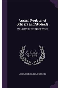 Annual Register of Officers and Students