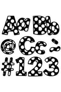 Simply Stylish Polka Dot Combo Pack Bulletin Board Letters