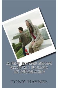 Few Poems From Words I Found In Divorced
