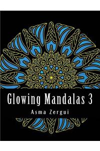 Glowing Mandalas 3 Adult Coloring Book