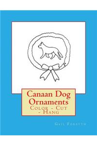 Canaan Dog Ornaments