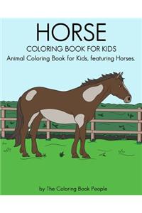Horse Coloring Book for Kids