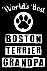World's Best Boston terrier Grandpa