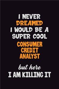 I Never Dreamed I would Be A Super Cool Consumer Credit Analyst But Here I Am Killing It