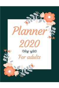 Planner 2020 for adults