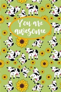 You Are Awesome, Cow Journal
