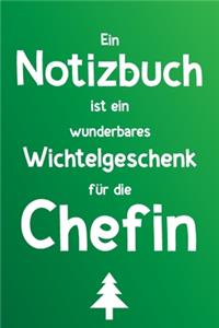 Ein Notizbuch ist ein wunderbares Wichtelgeschenk für die Chefin