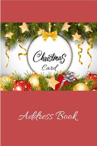 Christmas Card Address Book