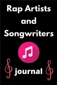 rap artists and songwriters journal