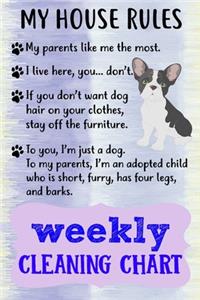 Weekly Cleaning Chart