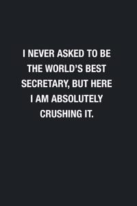 I Never Asked To Be The World's Best Secretary