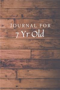 Journal For 7 Yr Old