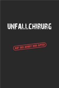 Unfallchirurg auf der Arbeit nur Opfer