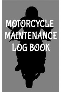 Motorcycle Maintenance Log Book