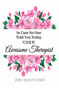 You're an Awesome Therapist