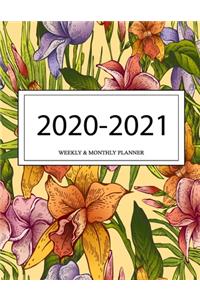 2020 - 2021 Weekly And Monthly Planner