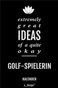 Kalender für Golf-Spieler / Golf-Spielerin