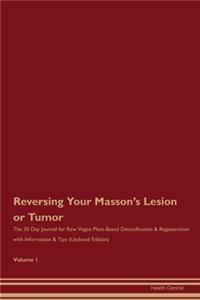 Reversing Your Masson's Lesion or Tumor