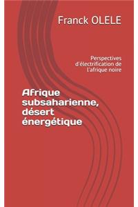 Afrique subsaharienne, désert énergétique