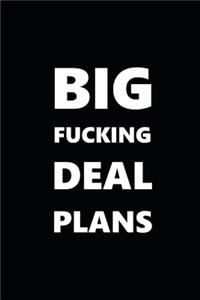 2020 Weekly Planner Funny Humorous Big Fucking Deal Plans 134 Pages
