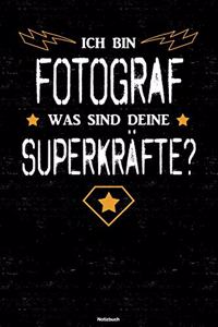 Ich bin Fotograf was sind deine Superkräfte? Notizbuch