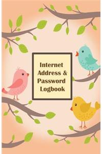 Internet Address & Password Logbook