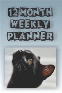12 Month Weekly Planner