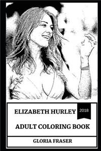 Elizabeth Hurley Adult Coloring Book