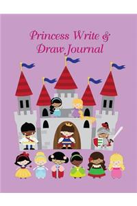 Princess Write and Draw Journal