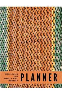 Fish Scales 2019 Weekly and Monthly Planner
