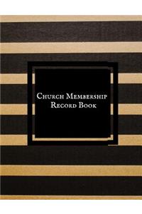 Church Membership Record Book