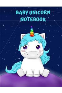 Baby Unicorn Notebook