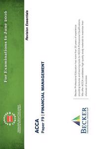 ACCA - F9 Financial Management (for Exams Up to June 2016)