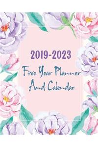 2019-2023 Five Year Planner and Calendar