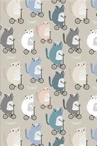 Cat Pattern - Bicycle