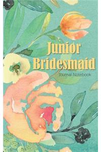 Junior Bridesmaid Journal Notebook