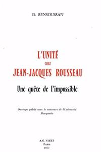 L' Unite Chez Jean-Jacques Rousseau