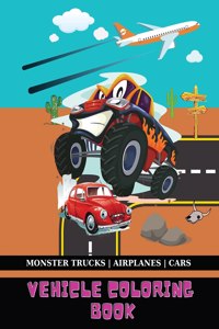 Vehicle Coloring Book