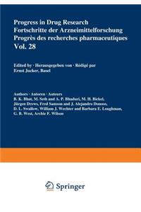 Progress in Drug Research / Fortschritte Der Arzneimittelforschung / Progrès Des Recherches Pharmaceutiques