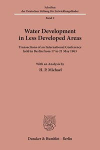 Water Development in Less Developed Areas