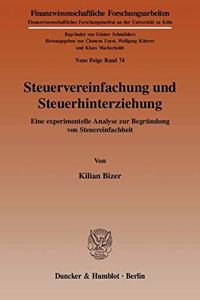 Steuervereinfachung Und Steuerhinterziehung