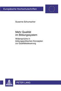 Mehr Qualitaet Im Bildungssystem