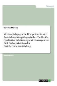 Medienpädagogische Kompetenz in der Ausbildung frühpädagogischer Fachkräfte. Qualitative Inhaltsanalyse der Aussagen von fünf Fachlehrkräften der ErzieherInnenausbildung