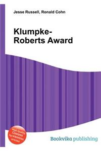 Klumpke-Roberts Award