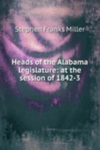 Heads of the Alabama legislature
